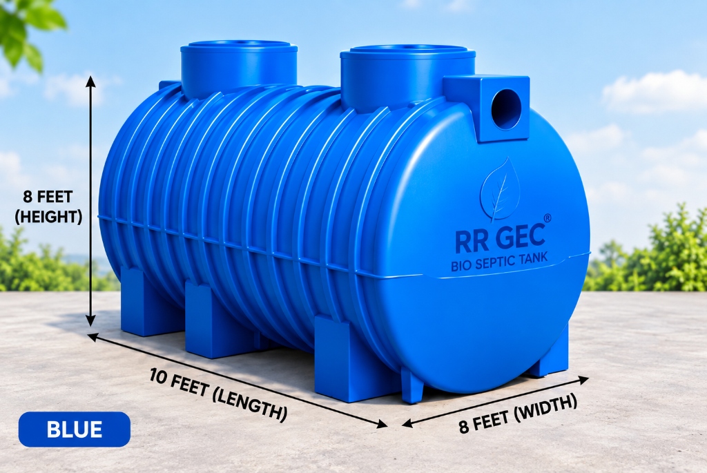 RR GEC® Bio Septic Tank (PETROL Blue)